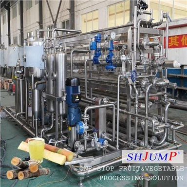 Chaîne de fabrication de jus de canne à sucre